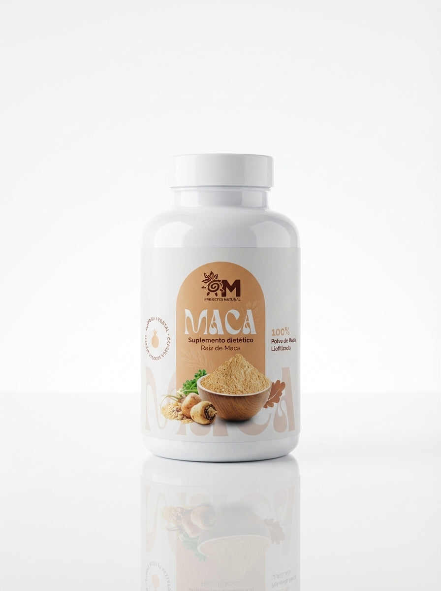 Maca Peruana Liofilizada - 120 Cápsulas