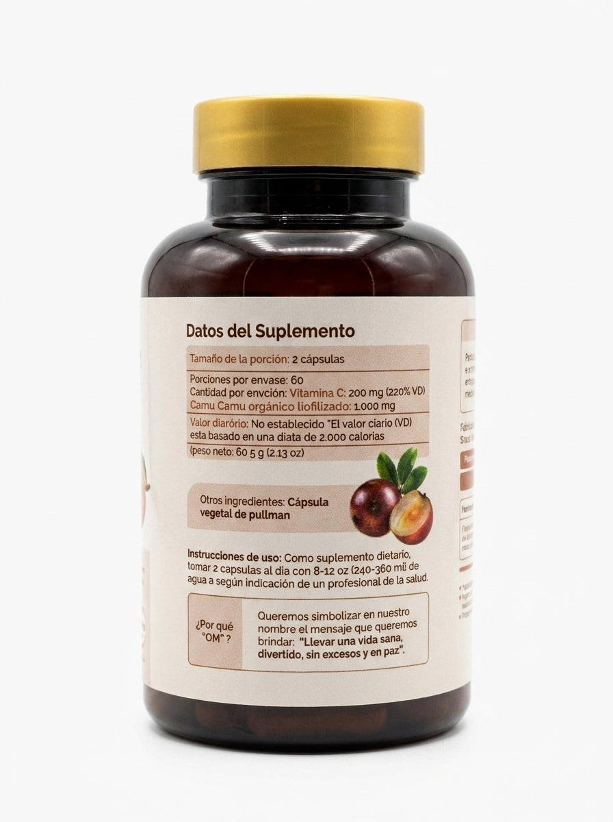 Camu camu liofilizado x 120 capsulas